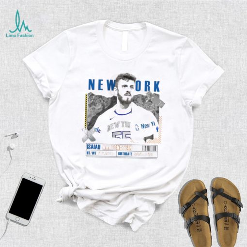 Isaiah Hartenstein number 55 New York Knicks basketball player paper poster shirt