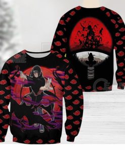 Itachi Akatsuki Ugly Christmas Sweater Custom Naruto Akatsuki Anime, Akatsuki Christmas Sweater