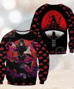 Itachi Akatsuki Ugly Christmas Sweater Custom Naruto Akatsuki Anime, Akatsuki Christmas Sweater