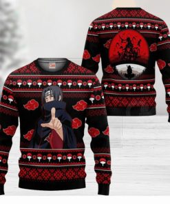 Itachi Ugly Chrismast Sweater Akatsuki Anime Xmas Gift, Akatsuki Ugly Chrismast Sweater