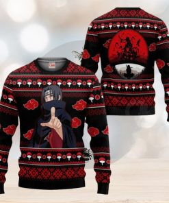 Itachi Ugly Chrismast Sweater Akatsuki Anime Xmas Gift, Akatsuki Ugly Chrismast Sweater