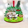 Funny American Football Santa On Toilet Ornament With Custom Football Team Logo For Football Fans