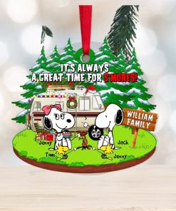 It’s Always A Great Time For S’mores, Personalized Camping Family Ornament