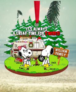 It’s Always A Great Time For S’mores, Personalized Camping Family Ornament