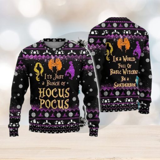 It’s Just A Bunch Of Witches Ugly Christmas Sweater