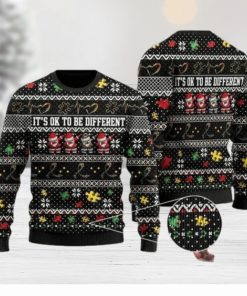 It’s Ok To Be Different Autism Ugly Christmas Sweater