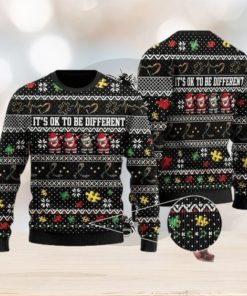 It’s Ok To Be Different Autism Ugly Christmas Sweater