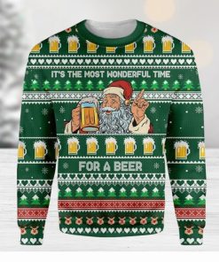 Its The Most Wonderful Occasion For A Beer Santa Ugly Christmas Sweater