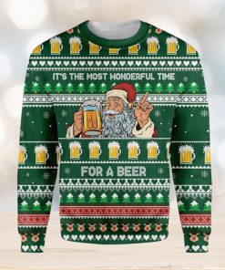 Its The Most Wonderful Occasion For A Beer Santa Ugly Christmas Sweater