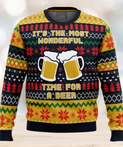 It’s The Most Wonderful Time For A Beer Parody Ugly Christmas Sweater