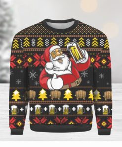 It’s The Most Wonderful Time For A Beer With Santa Claus Ugly Sweater