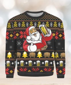 It’s The Most Wonderful Time For A Beer With Santa Claus Ugly Sweater