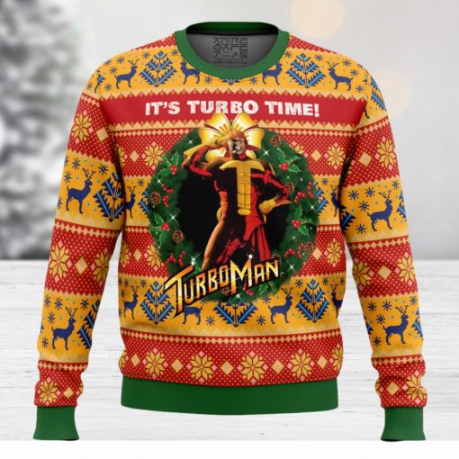 It’s Turbo Time Turbo Time Ugly Christmas Sweater