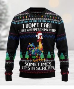 It‘s A Scream Chicken Ugly Christmas Sweater