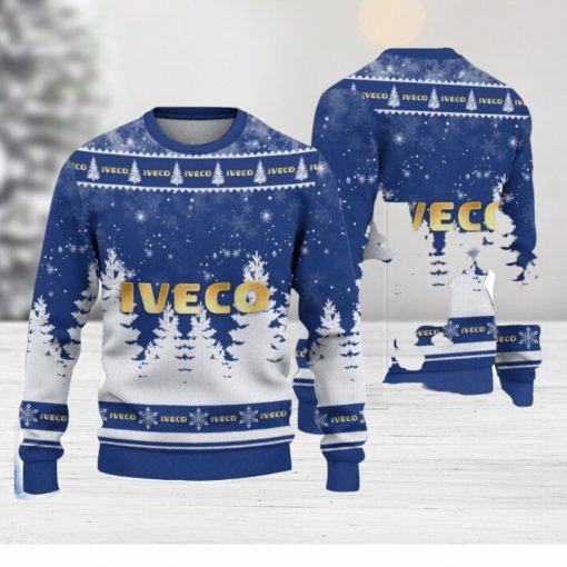 Iveco Logo Wearing Santa Hat Christmas Gift Ugly Christmas Sweater Christmas Gift Ideas