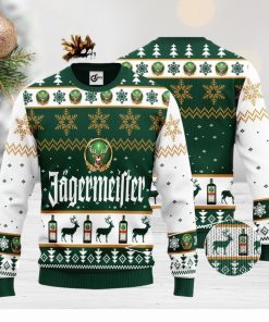 J’Germeister Snowflake Pattern 3D Ugly Christmas Sweater Unisex Sweater Christmas Gift