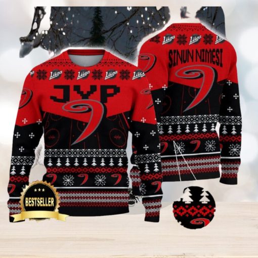 JYP Ugly Christmas Sweater Logo Custom Name Gift Fans