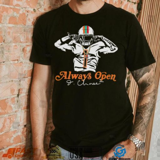 Ja’Marr Chase Cincinnati Bengals always open signature Classic T shirt