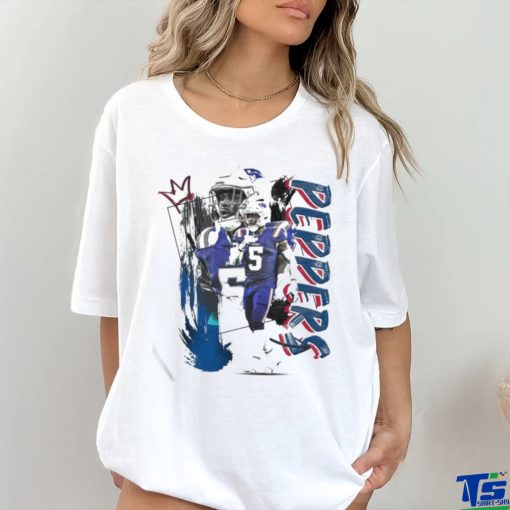 Jabrill Peppers New England Patriots Football Paper 2023 Shirt