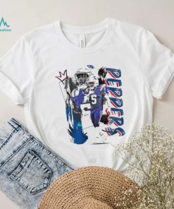 Jabrill Peppers number 5 New England Patriots football player pose poster shirt