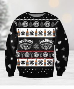 Jack Daniel’s Whiskey All Over Print Wool Sweater