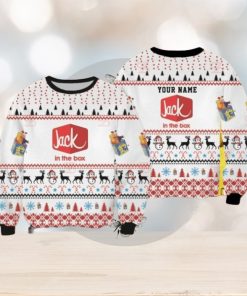 Jack In The Box Custom Christmas Ugly Sweater Christmas Gift For Men And Women