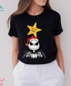 Jack Skellington Santa Hardee’s Logo Merry Christmas Shirt, hoodie, sweater, long sleeve and tank top Jack Skellington Santa Hardee’s Logo Merry Christmas Shirt