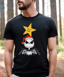 Jack Skellington Santa Hardee’s Logo Merry Christmas Shirt, hoodie, sweater, long sleeve and tank top Jack Skellington Santa Hardee’s Logo Merry Christmas Shirt