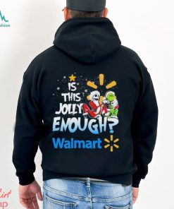 Jack Skellington and Grinch IS THIS JOLLY ENOUGH WALMART T Shirt