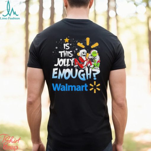 Jack Skellington and Grinch IS THIS JOLLY ENOUGH WALMART T Shirt