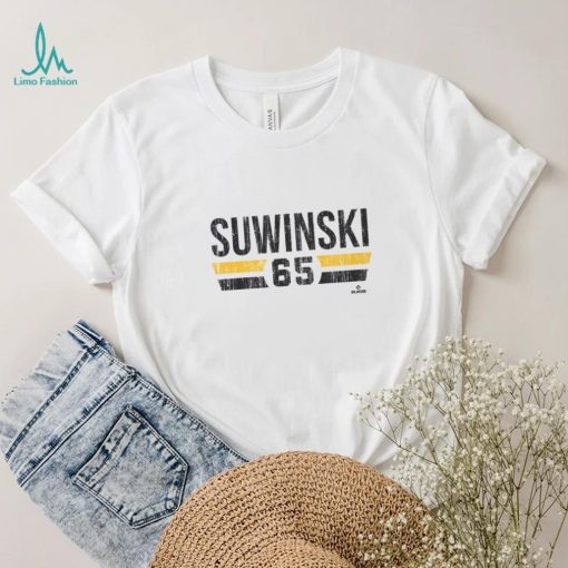 Jack Suwinski Pittsburgh Font Shirt