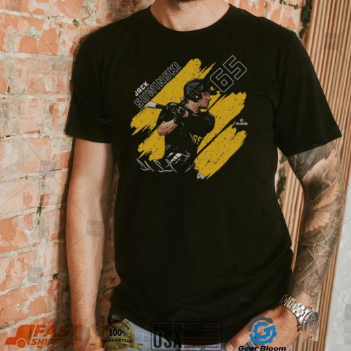Jack Suwinski Pittsburgh Stripes WHT Shirt
