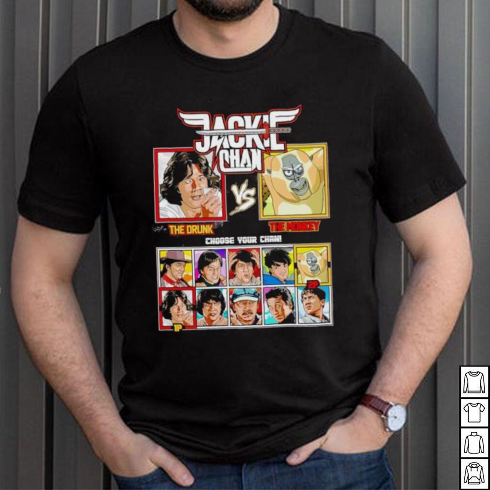 Jackie Chan Drunken Master vs Kung Fu Panda shirt Jackie Chan Drunken Master vs Kung Fu Panda shirt