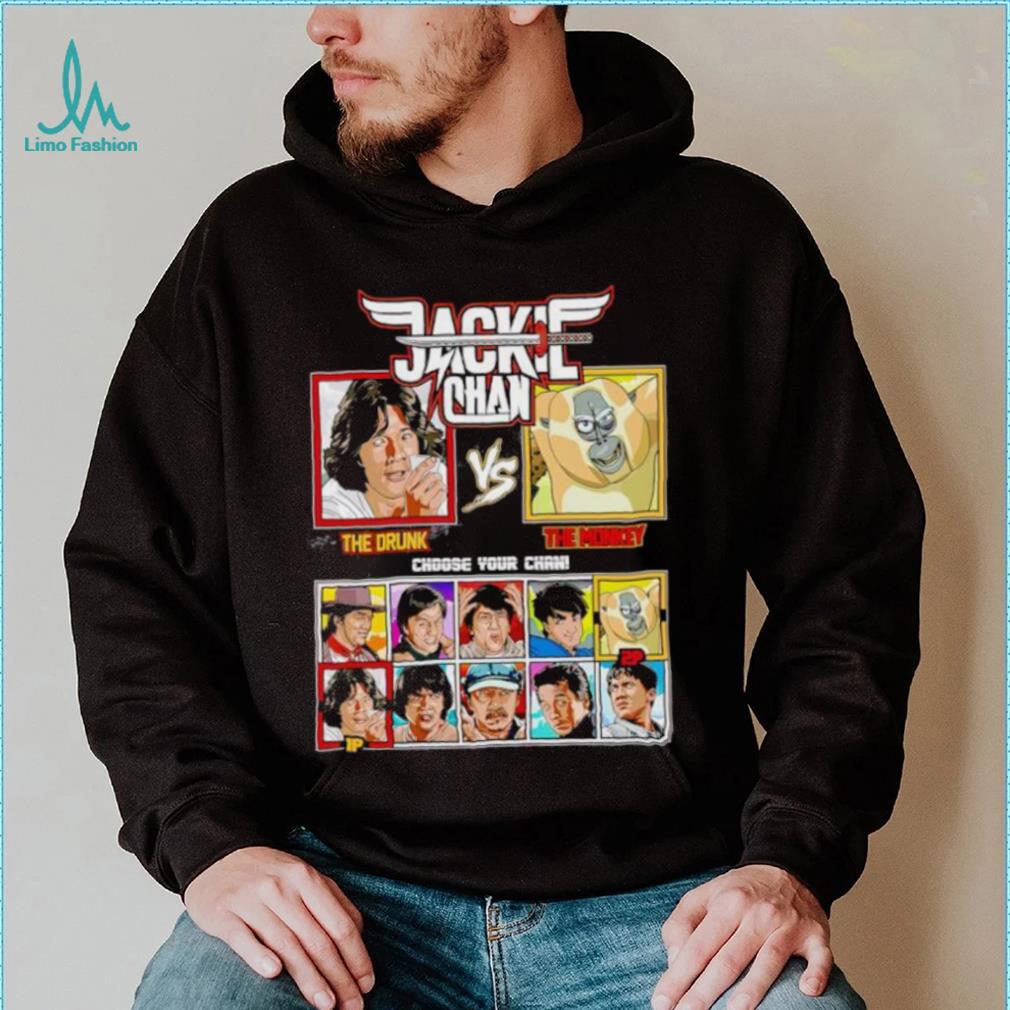 Jackie Chan Drunken Master vs Kung Fu Panda shirt Jackie Chan Drunken Master vs Kung Fu Panda shirt