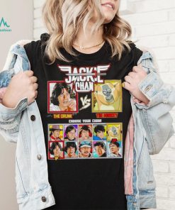 Jackie Chan Drunken Master vs Kung Fu Panda shirt