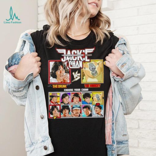 Jackie Chan Drunken Master vs Kung Fu Panda shirt