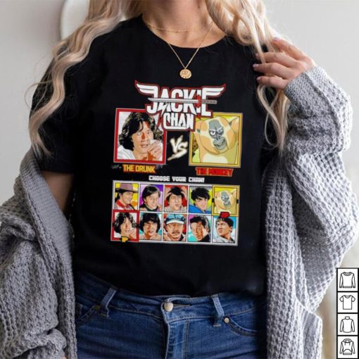 Jackie Chan Drunken Master vs Kung Fu Panda shirt