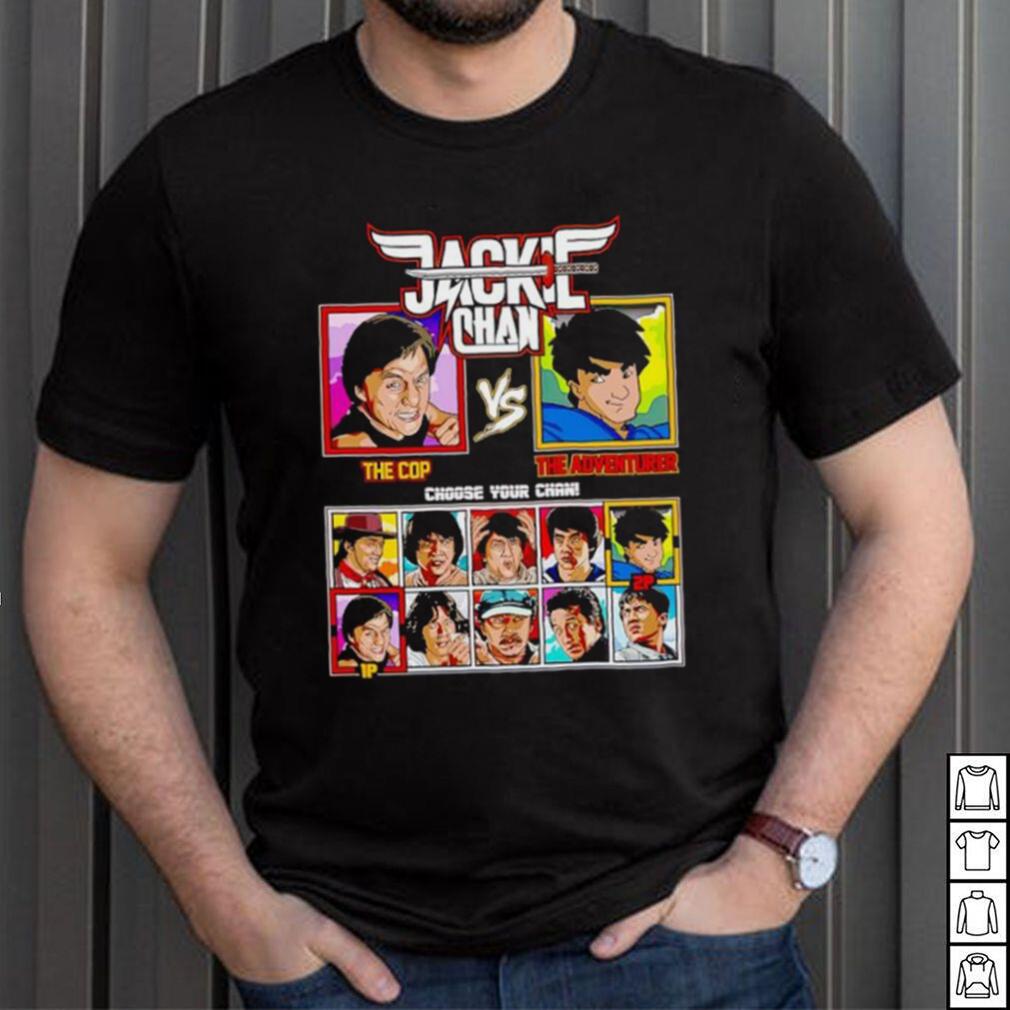 Jackie Chan Rumble in the Bronx vs Jackie Chan Adventures shirt Jackie Chan Rumble in the Bronx vs Jackie Chan Adventures shirt