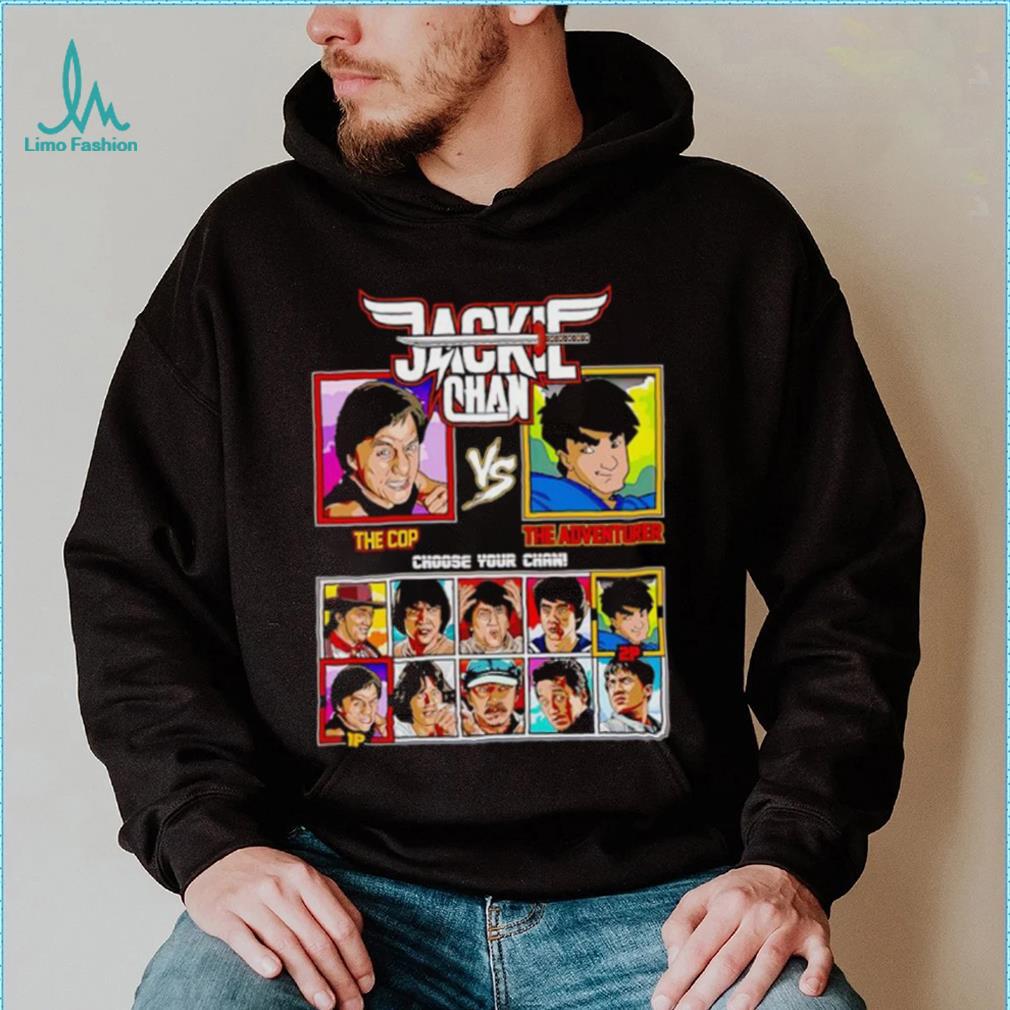 Jackie Chan Rumble in the Bronx vs Jackie Chan Adventures shirt Jackie Chan Rumble in the Bronx vs Jackie Chan Adventures shirt