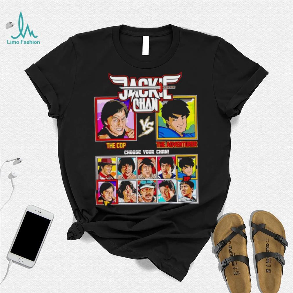 Jackie Chan Rumble in the Bronx vs Jackie Chan Adventures shirt Jackie Chan Rumble in the Bronx vs Jackie Chan Adventures shirt