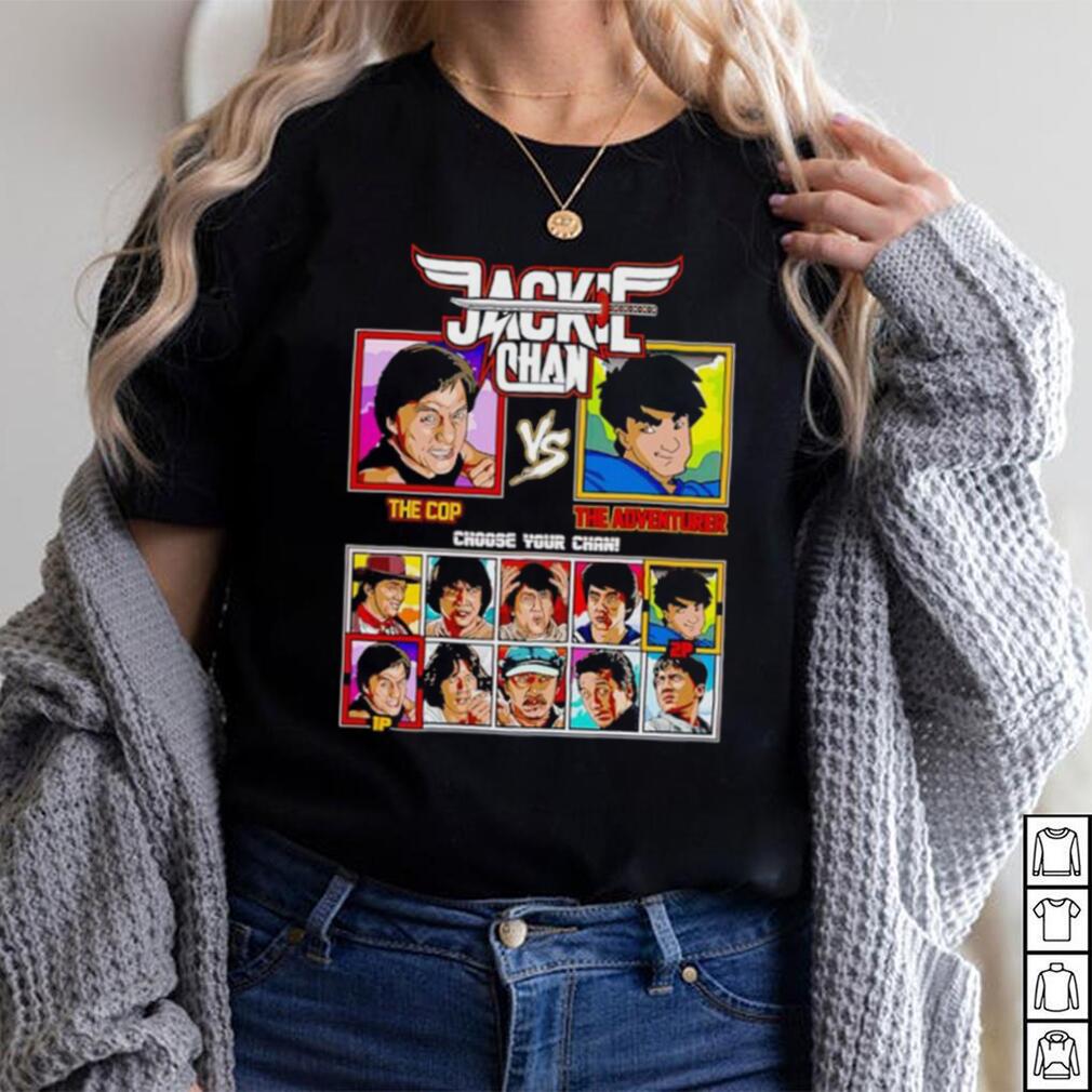Jackie Chan Rumble in the Bronx vs Jackie Chan Adventures shirt Jackie Chan Rumble in the Bronx vs Jackie Chan Adventures shirt