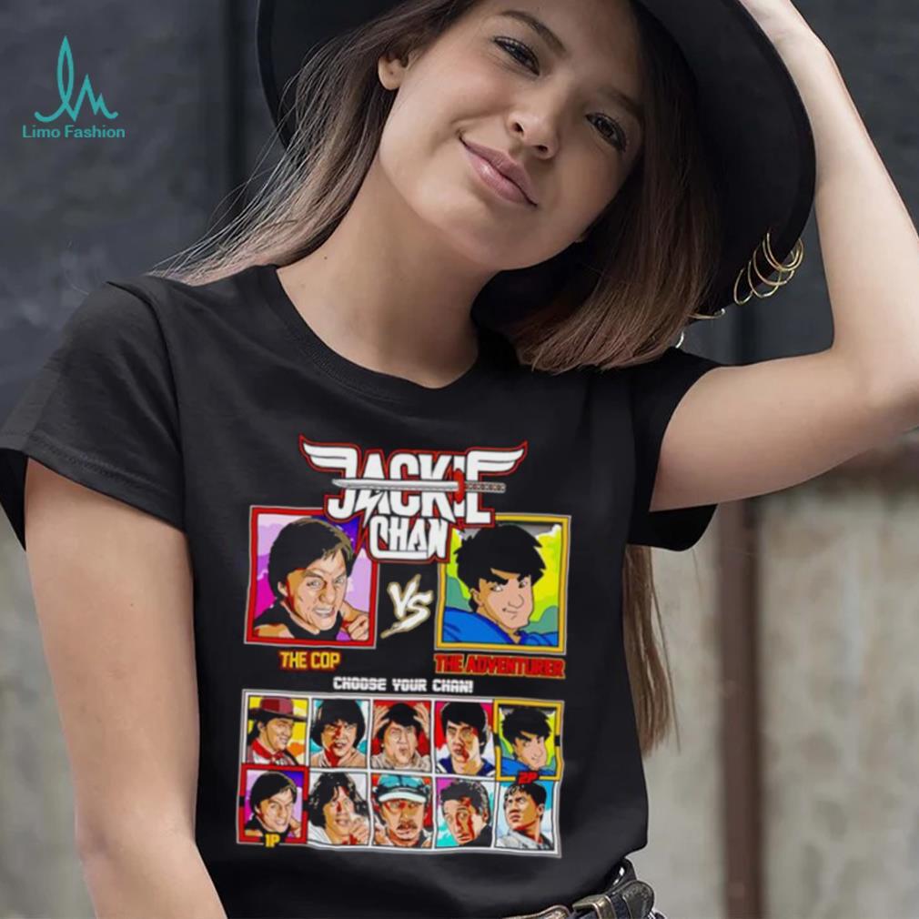 Jackie Chan Rumble in the Bronx vs Jackie Chan Adventures shirt Jackie Chan Rumble in the Bronx vs Jackie Chan Adventures shirt