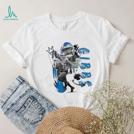 Jahmyr Gibbs number 26 Detroit Lions football player pose gift shirt