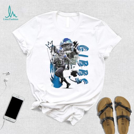 Jahmyr Gibbs number 26 Detroit Lions football player pose gift shirt