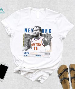 Jalen Brunson number 11 New York Knicks basketball player paper poster shirt