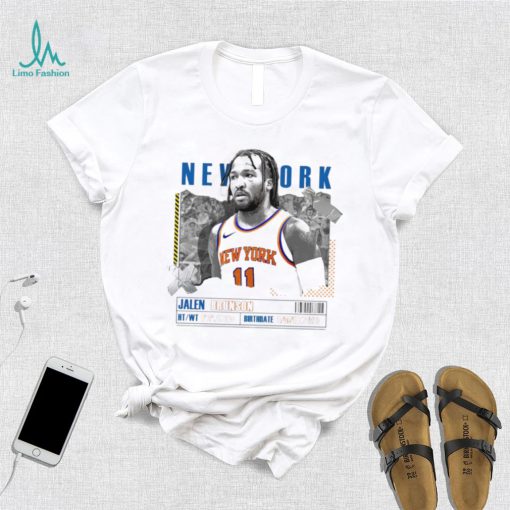 Jalen Brunson number 11 New York Knicks basketball player paper poster shirt