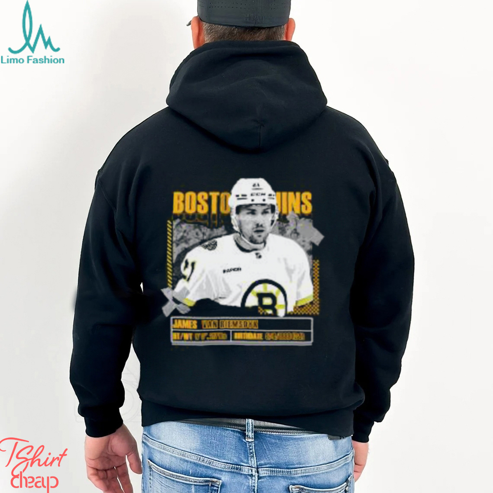 James van Riemsdyk American professional ice hockey left winger for the Boston Bruins T Shirt James van Riemsdyk American professional ice hockey left winger for the Boston Bruins T Shirt
