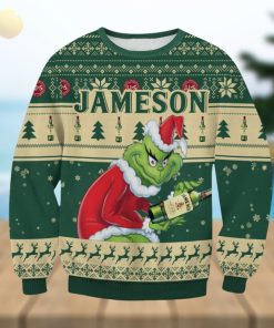 Jameson Iris Whisky x The Grinch Ugly Christmas Sweater