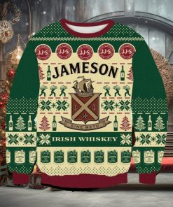 Jameson Irish Whiskey Christmas Ugly 3D Sweater