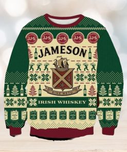 Jameson Irish Whiskey Christmas Ugly 3D Sweater